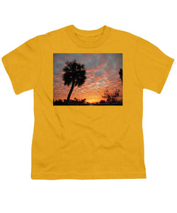 Billowy Orange Sunset - Youth T-Shirt