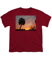 Billowy Orange Sunset - Youth T-Shirt