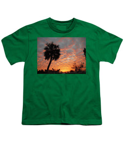 Billowy Orange Sunset - Youth T-Shirt