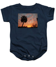 Billowy Orange Sunset - Baby Onesie