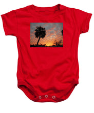 Billowy Orange Sunset - Baby Onesie