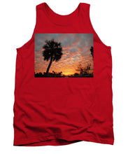 Billowy Orange Sunset - Tank Top