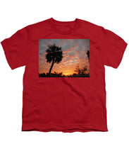 Billowy Orange Sunset - Youth T-Shirt