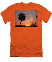 Billowy Orange Sunset - Men's T-Shirt (Athletic Fit)