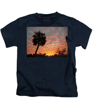 Billowy Orange Sunset - Kids T-Shirt