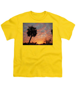 Billowy Orange Sunset - Youth T-Shirt