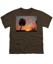 Billowy Orange Sunset - Youth T-Shirt