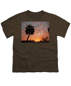 Billowy Orange Sunset - Youth T-Shirt