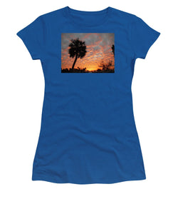 Billowy Orange Sunset - Women's T-Shirt (Athletic Fit)