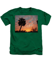 Billowy Orange Sunset - Kids T-Shirt