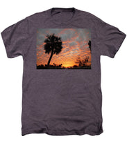 Billowy Orange Sunset - Men's Premium T-Shirt