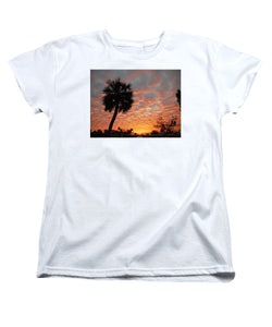 Billowy Orange Sunset - Women's T-Shirt (Standard Fit)