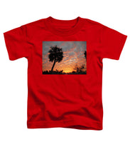 Billowy Orange Sunset - Toddler T-Shirt