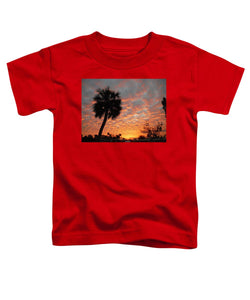 Billowy Orange Sunset - Toddler T-Shirt