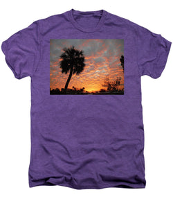 Billowy Orange Sunset - Men's Premium T-Shirt