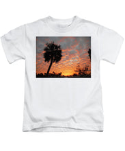 Billowy Orange Sunset - Kids T-Shirt