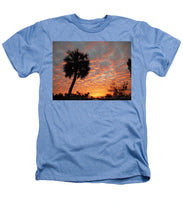 Billowy Orange Sunset - Heathers T-Shirt