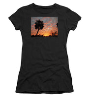 Billowy Orange Sunset - Women's T-Shirt (Athletic Fit)