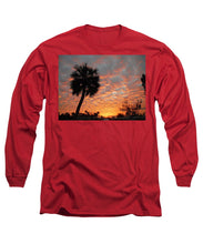 Billowy Orange Sunset - Long Sleeve T-Shirt