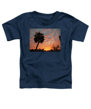 Billowy Orange Sunset - Toddler T-Shirt