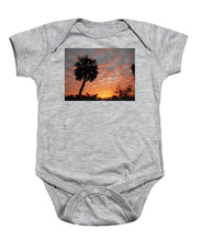 Billowy Orange Sunset - Baby Onesie