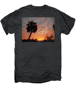 Billowy Orange Sunset - Men's Premium T-Shirt