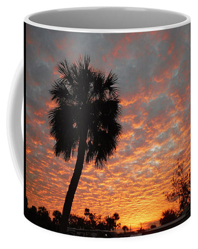 Billowy Orange Sunset - Mug