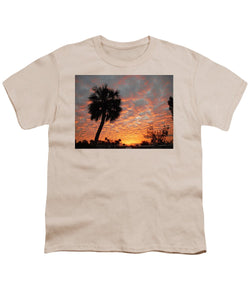 Billowy Orange Sunset - Youth T-Shirt