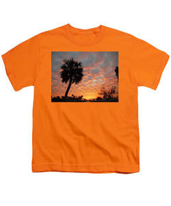 Billowy Orange Sunset - Youth T-Shirt