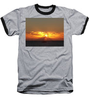 Fishing The Sunburst - Baseball T-Shirt
