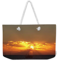 Fishing The Sunburst - Weekender Tote Bag