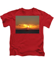 Fishing The Sunburst - Kids T-Shirt