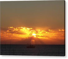 Fishing The Sunburst - Acrylic Print