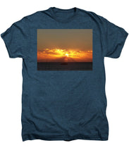 Fishing The Sunburst - Men's Premium T-Shirt