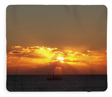 Fishing The Sunburst - Blanket