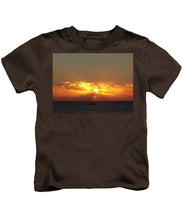 Fishing The Sunburst - Kids T-Shirt
