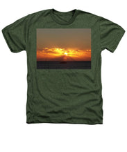 Fishing The Sunburst - Heathers T-Shirt