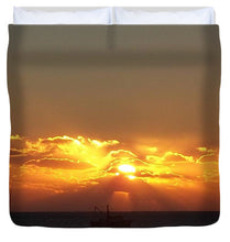 Fishing The Sunburst - Duvet Cover