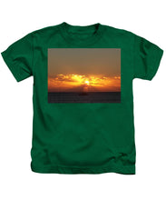 Fishing The Sunburst - Kids T-Shirt