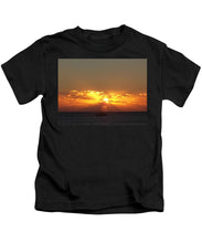 Fishing The Sunburst - Kids T-Shirt