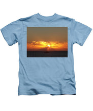Fishing The Sunburst - Kids T-Shirt