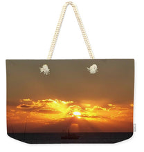 Fishing The Sunburst - Weekender Tote Bag