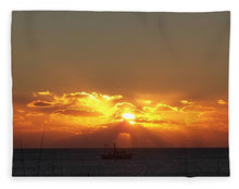 Fishing The Sunburst - Blanket
