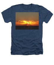 Fishing The Sunburst - Heathers T-Shirt