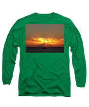 Fishing The Sunburst - Long Sleeve T-Shirt