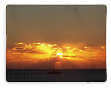 Fishing The Sunburst - Blanket