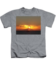 Fishing The Sunburst - Kids T-Shirt