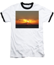 Fishing The Sunburst - Baseball T-Shirt