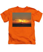 Fishing The Sunburst - Kids T-Shirt