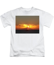 Fishing The Sunburst - Kids T-Shirt